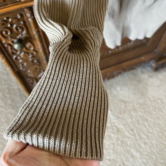 Free People Allure Ribbed Pullover V-Neck Long Sleeve Oversized Sweater - Picture 5 of 9